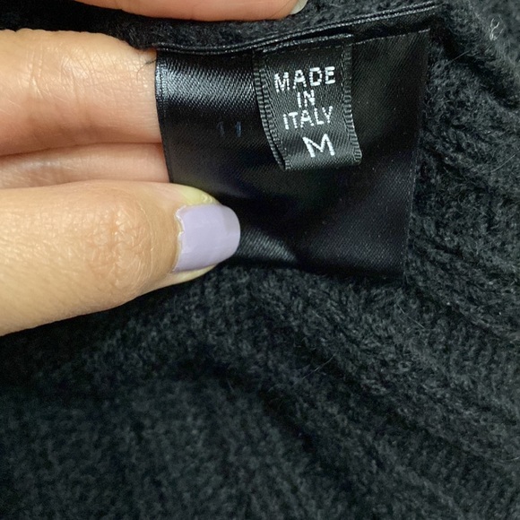 Ilaria Nistri Soft Fleece Wool/Alpaca/Nylon Cowl Neck Sweater - Picture 7 of 8